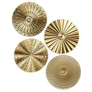 4 Pcs 12 Inch Metal Wall Art Decor Sunburst Hanging Metal Artwork Decor Wall🖤